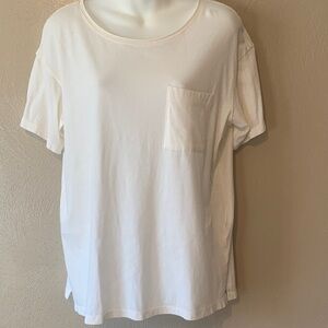 Madewell White Short Sleeve Pocket Tee